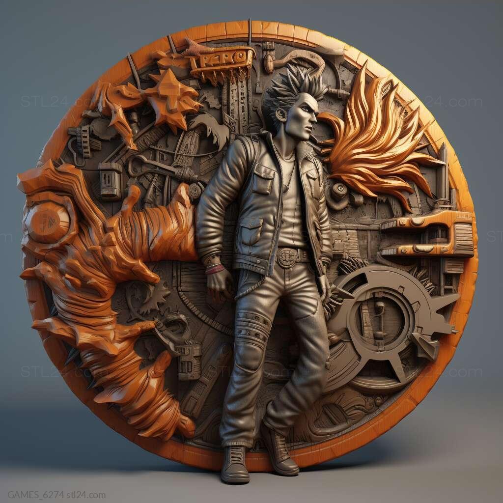 Games - Sunset Overdrive 2, GAMES_6274. 3D stl model for CNC